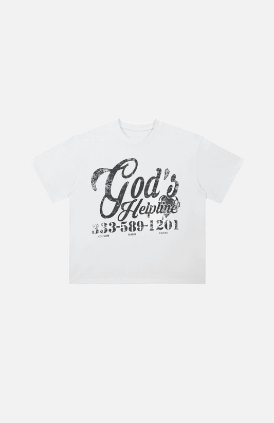 Villa Blvd God's Helpline T-Shirt ☛ Multiple Colors Available ☚