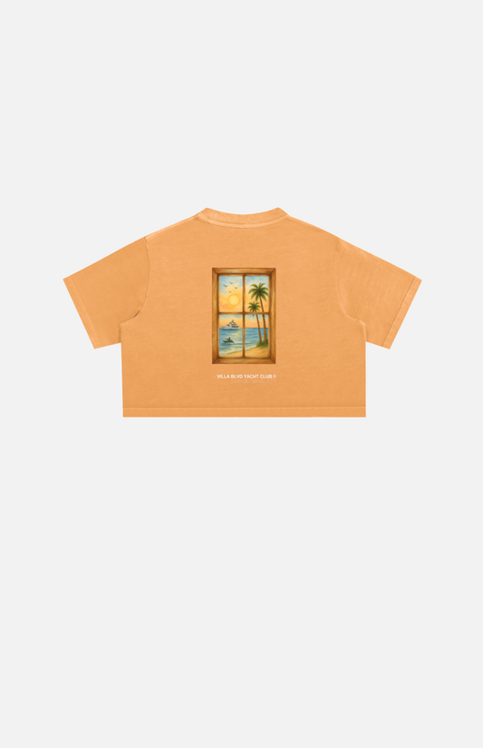 Villa Blvd Seaside Tranquility Washed Crop Top ☛ Multiple Colors Available ☚