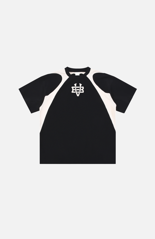 Villa Blvd Bold Vintage Contrast Panel T-Shirt  ☛ Multiple Colors Available ☚