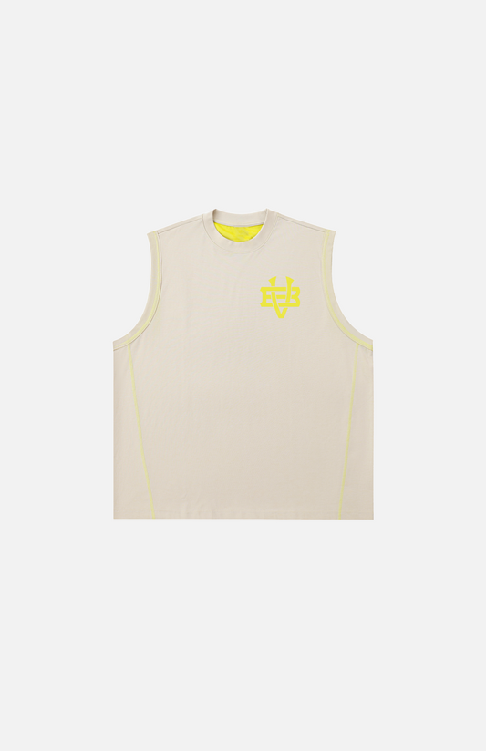 Villa Blvd Bold Vintage Contrast Panel Tank
