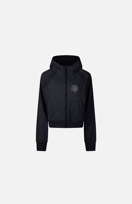 Villa Blvd Bold Vintage Cropped Hoodie