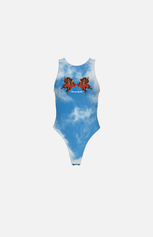 Villa Blvd Angels in the Clouds Bodysuit