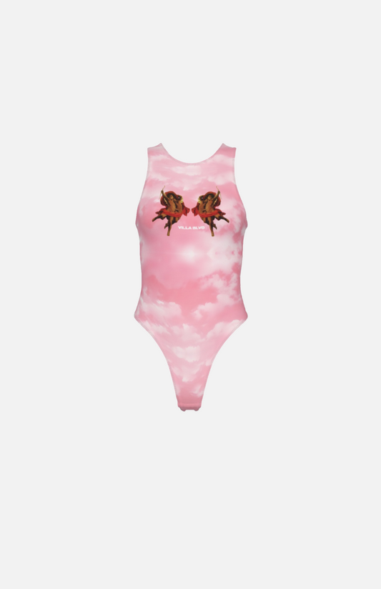 Villa Blvd Angels in the Clouds Bodysuit