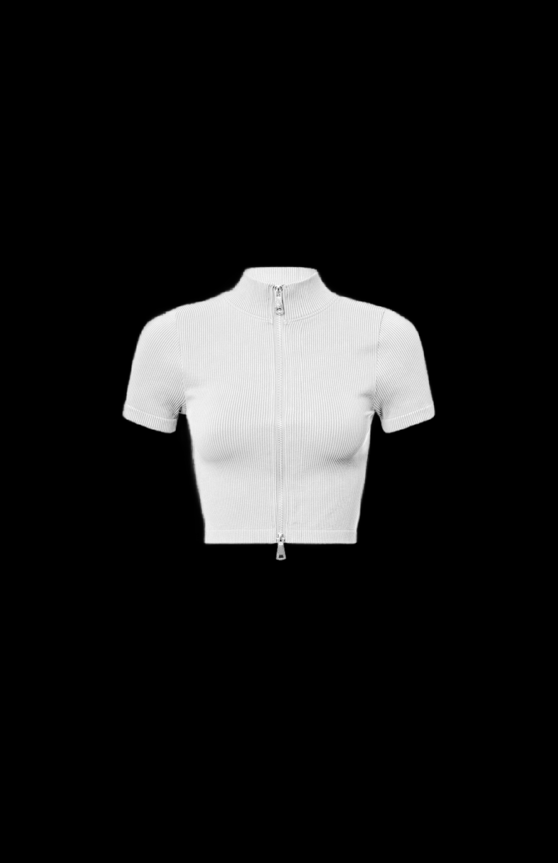 Villa Blvd Atelier Mockneck Zipper Crop Top ☛ Multiple Colors Available ☚