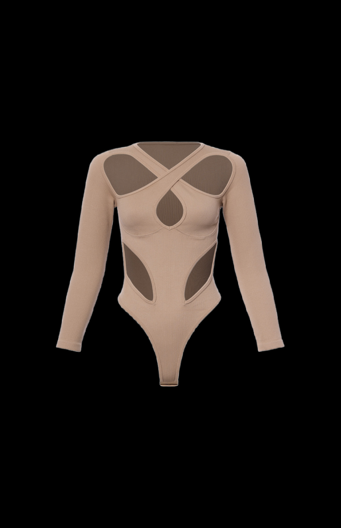 Villa Blvd Hollow Ribbed Bodysuit ☛ Multiple Colors Available ☚