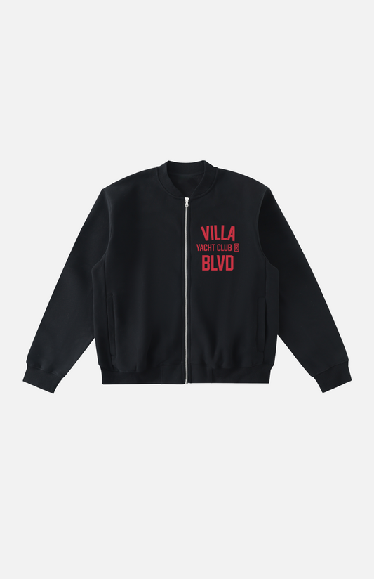 Villa Blvd Yacht Club® Essential Fleeced Varsity Jacket ☛ Multiple Colors Available ☚
