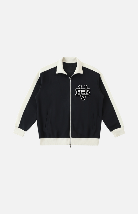 Villa Blvd Bold Vintage Contrast Trim Collar Jacket ☛ Multiple Colors Available ☚