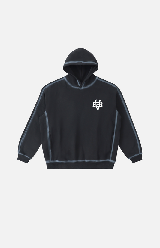 Villa Blvd Bold Vintage Distressed Edge Hoodie ☛ Multiple Colors Available ☚