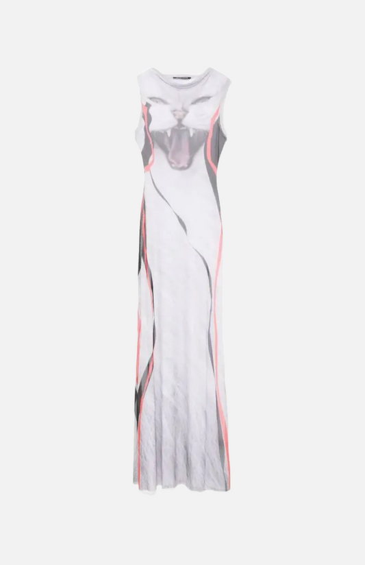 Villa Blvd Wild Tiger Maxi Dress