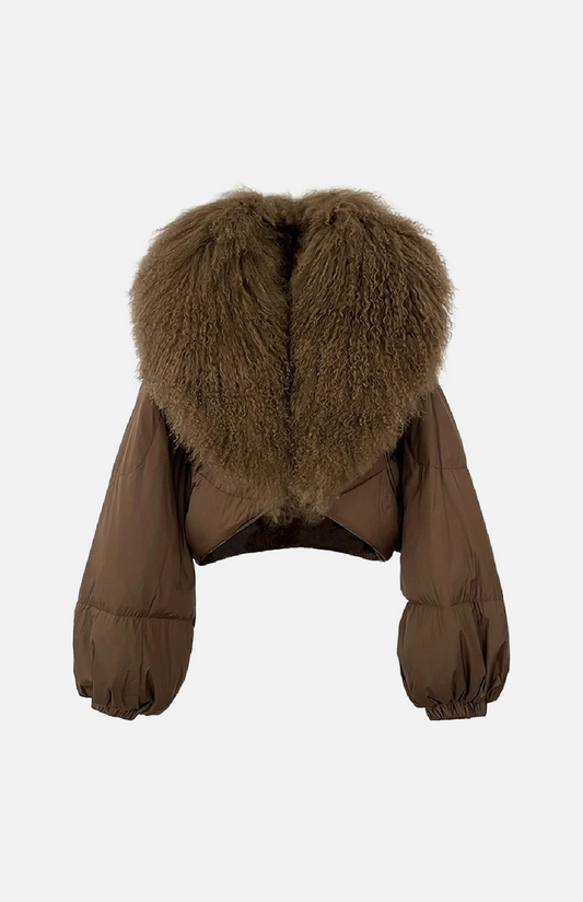 Villa Blvd Mongolia Fur Puffer Jacket ☛ Multiple Colors Available ☚