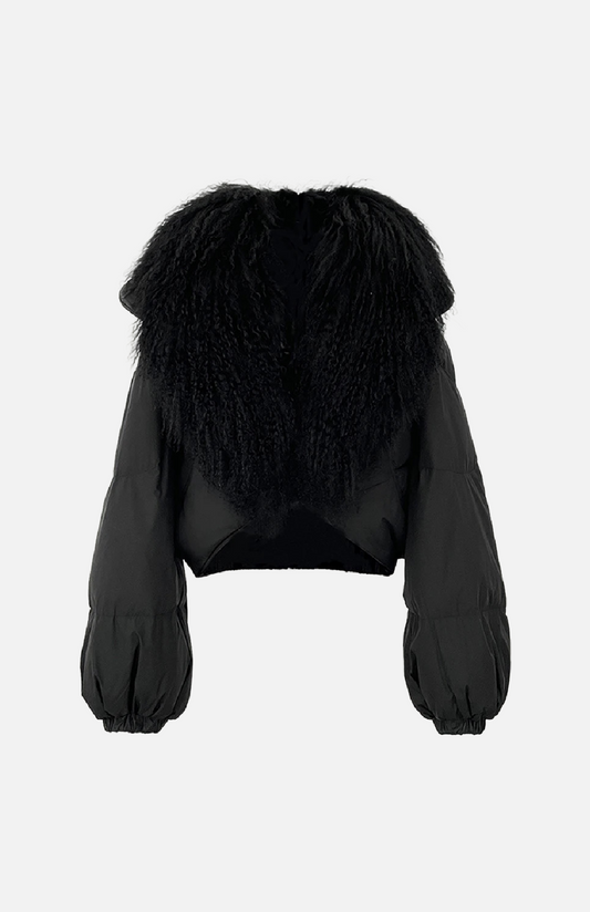 Villa Blvd Mongolia Fur Puffer Jacket ☛ Multiple Colors Available ☚