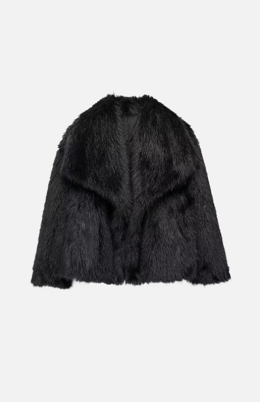 Villa Blvd Plush Faux Fur Coat  ☛ Multiple Colors Available ☚