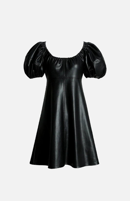 Villa Blvd Lantern Flare Dress