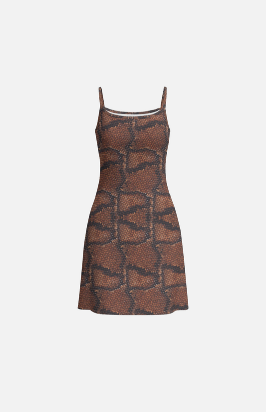 Villa Blvd Double-Layer Mesh Dress