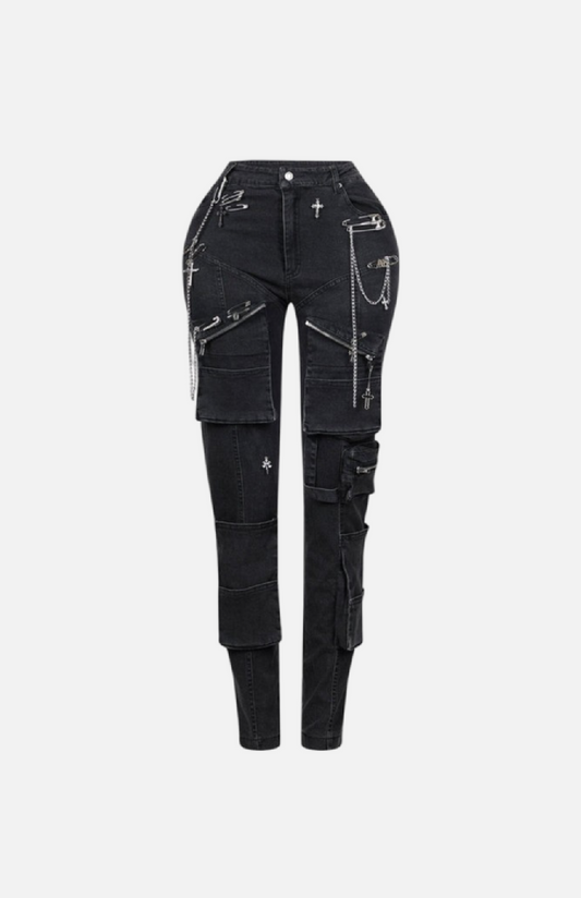 Villa Blvd ⱯPEX Heavy Metal Skinny Jeans