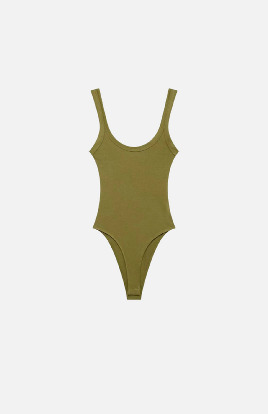Villa Blvd Solid Ribbed Bodysuit ☛ Multiple Colors Available ☚