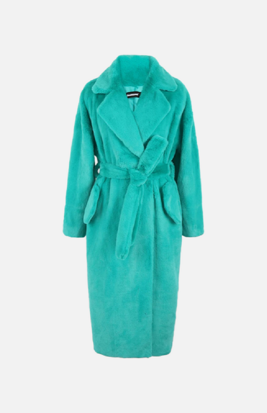 Villa Blvd Fluffy Faux Fur Long Coat ☛ Multiple Colors Available ☚