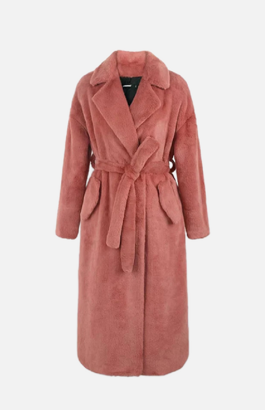 Villa Blvd Fluffy Faux Fur Long Coat ☛ Multiple Colors Available ☚
