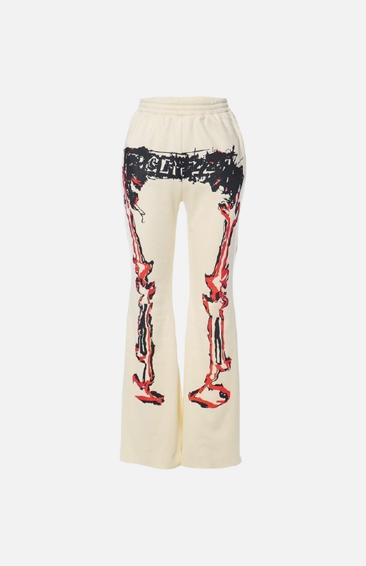Villa Blvd Sketched Flesh & Bones Joggers