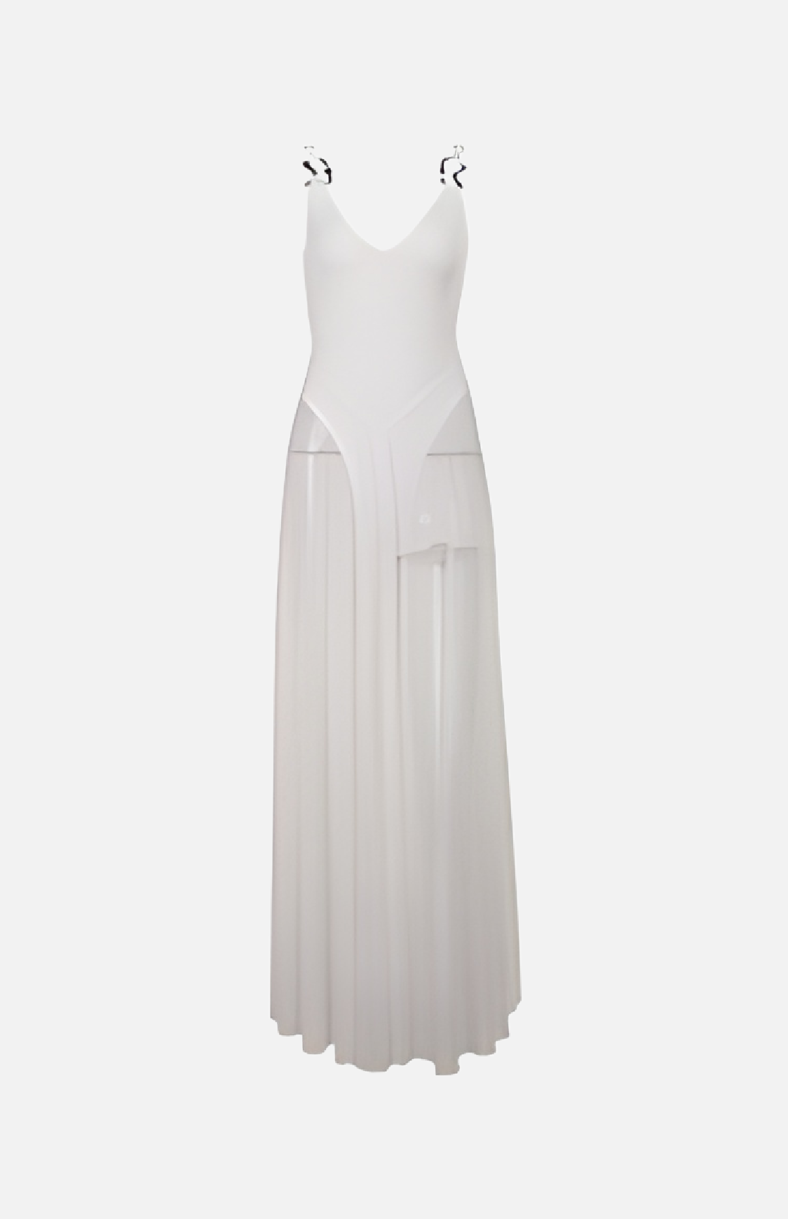 Villa Blvd Mesh Maxi Dress