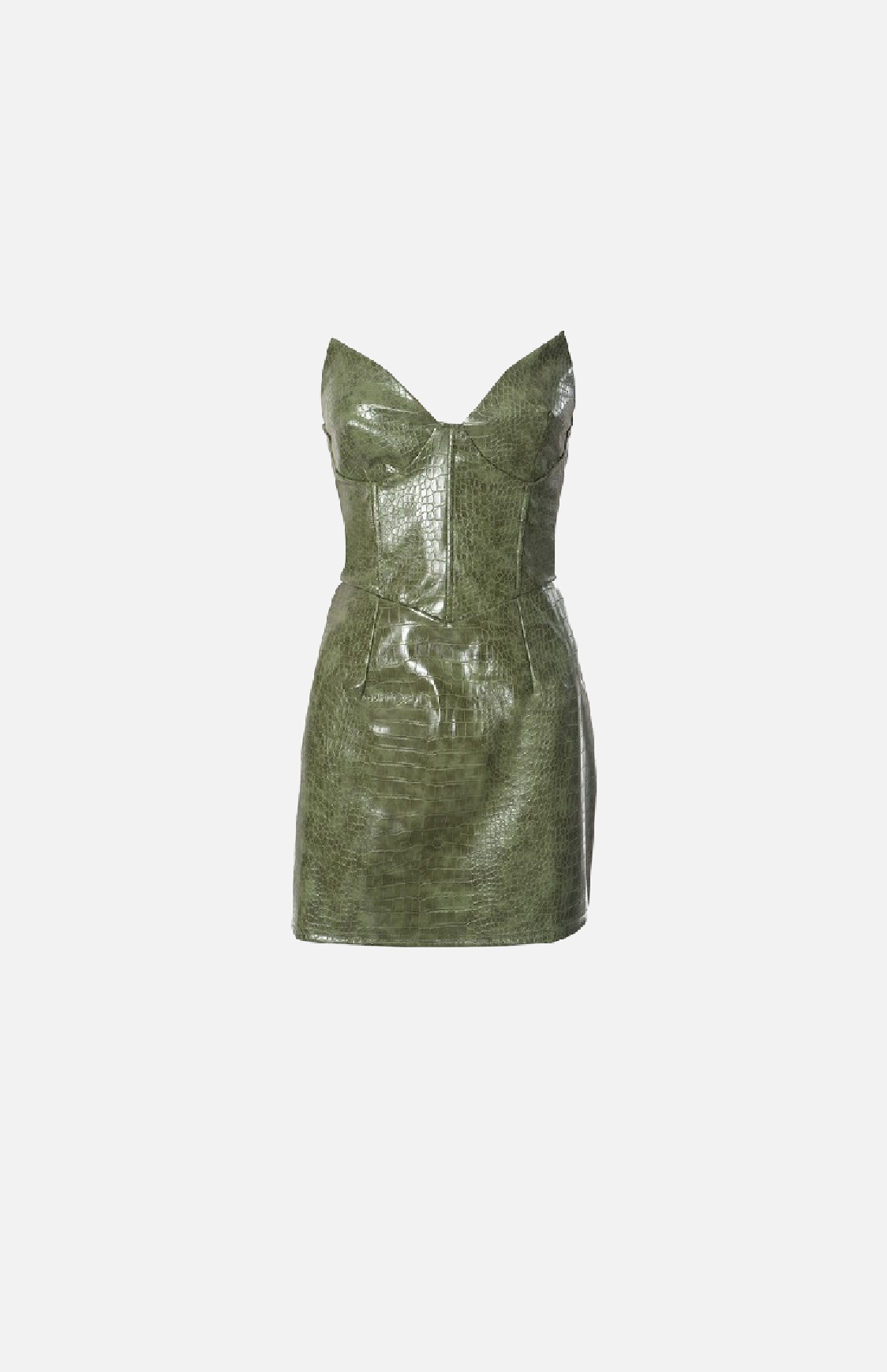 Villa Blvd Croc Leather Sheath Dress ☛ Multiple Colors Available ☚