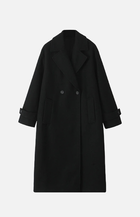 Villa Blvd Long Wool Collar Coat  ☛ Multiple Colors Available ☚