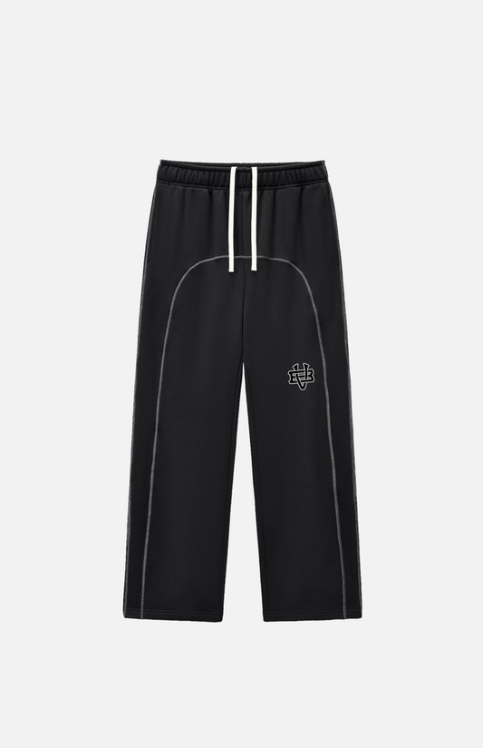 Villa Blvd Bold Vintage Stitched Fleece Sweatpants