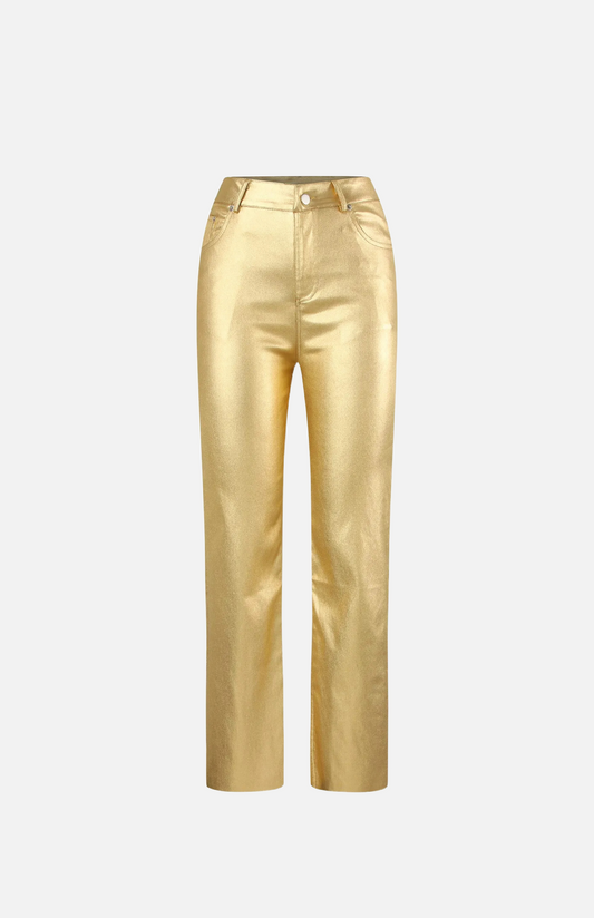 Villa Blvd Metallic Milan Pants ☛ Multiple Colors Available ☚