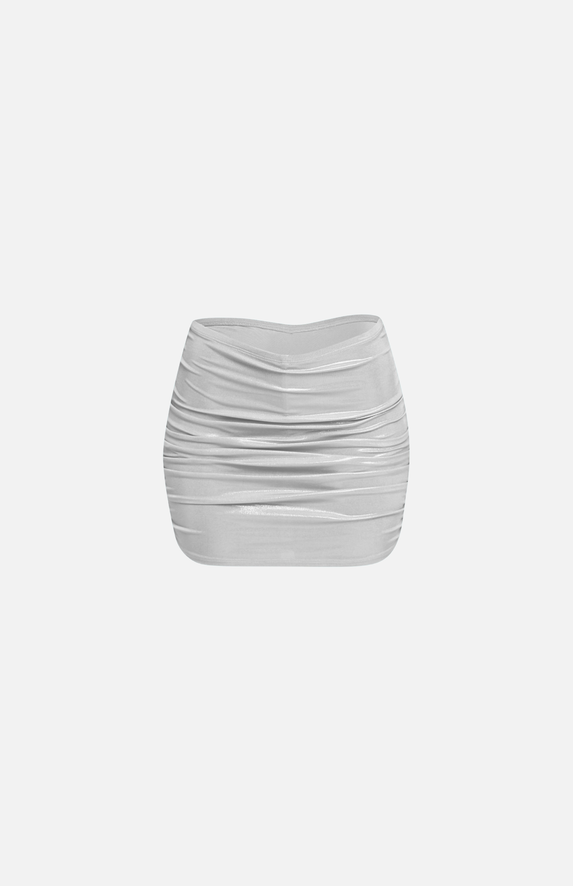 Villa Blvd Ruched Foiled Skirt ☛ Multiple Colors Available ☚