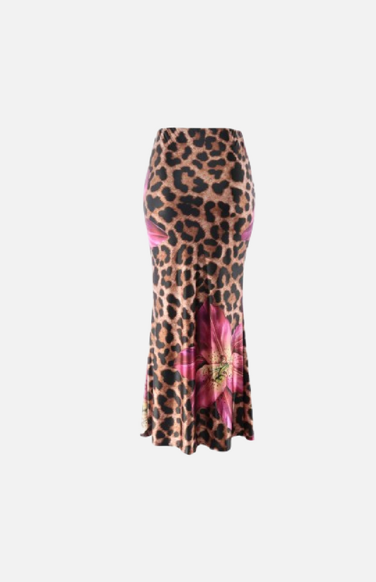 Villa Blvd Wild Fleur Maxi Skirt