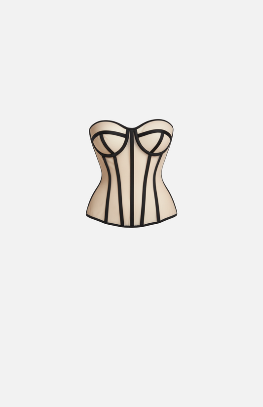Villa Blvd Perspective Mesh Corset