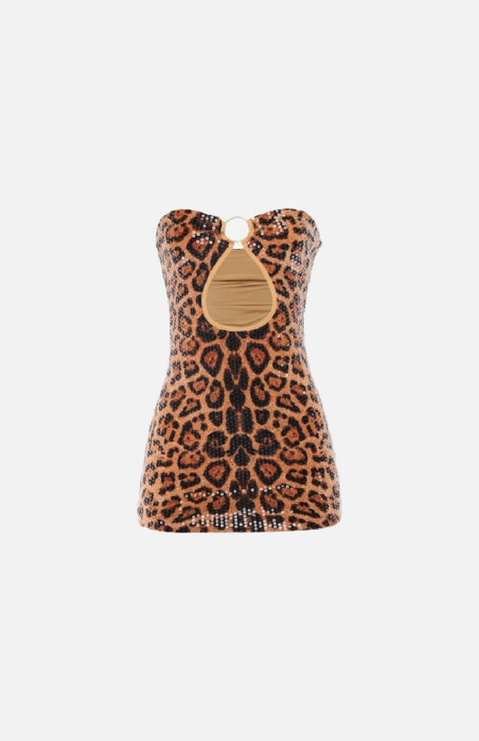 Villa Blvd Kitty Kat Hollow Dress