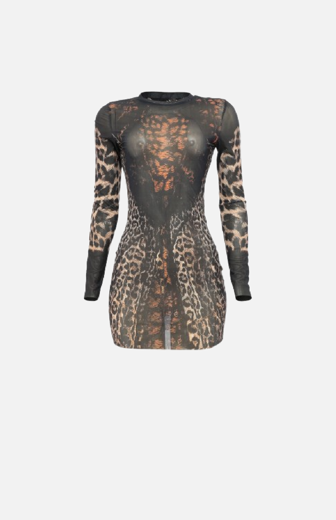 Villa Blvd Leopard Tulle Dress