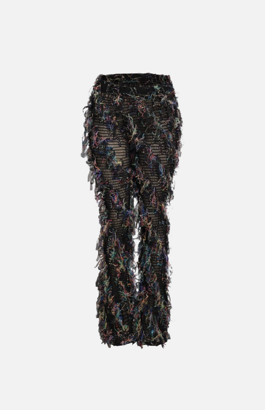 Villa Blvd Mesh Fringe Pants ☛ Multiple Colors Available ☚