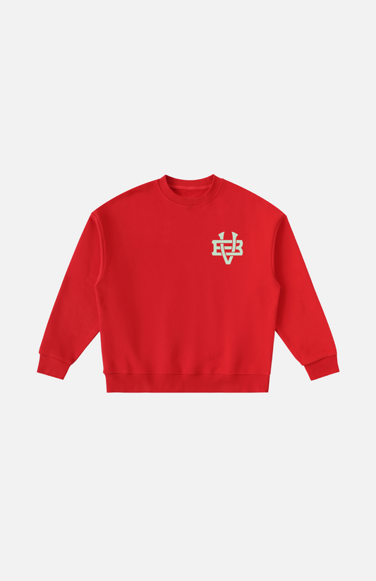 Villa Blvd Boys Bold Vintage Fleece Crewneck Sweatshirt ☛ Multiple Colors Available ☚