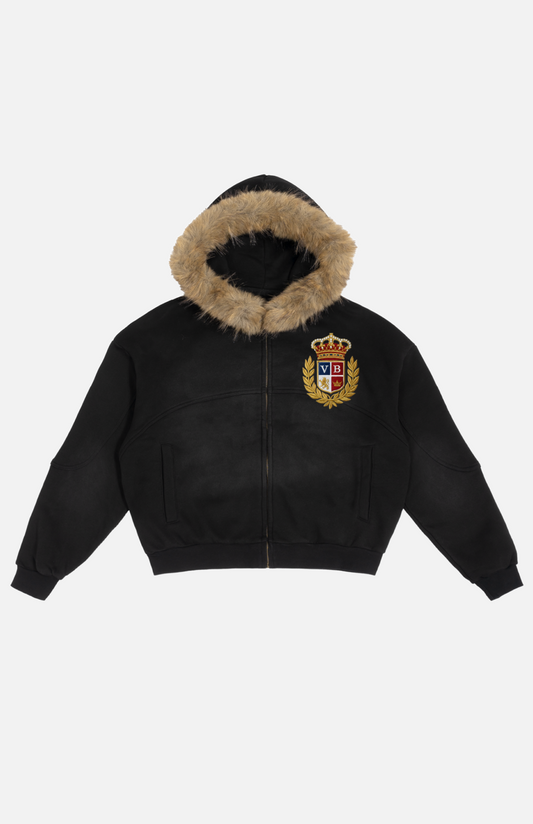 Villa Blvd Monarch Heritage Fur Hoodie