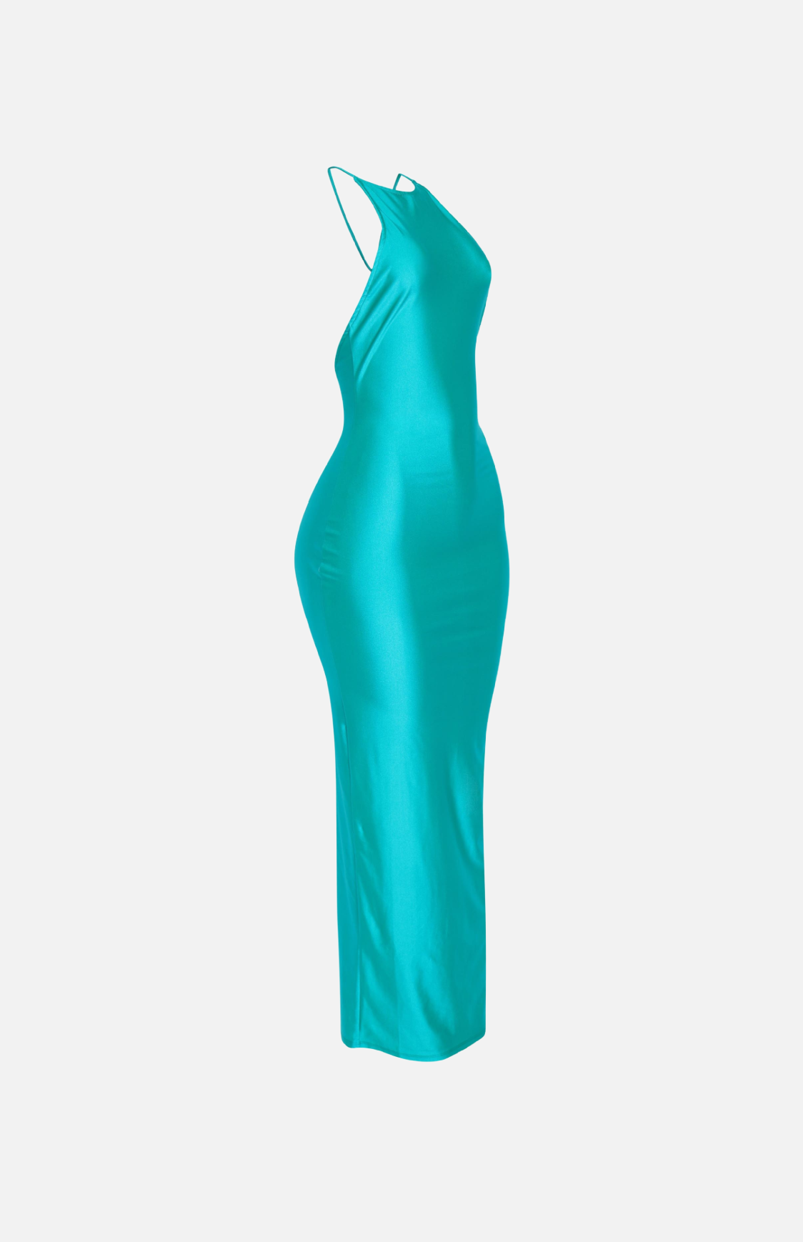 Villa Blvd Nylon Halter Maxi Dress ☛ Multiple Colors Available ☚