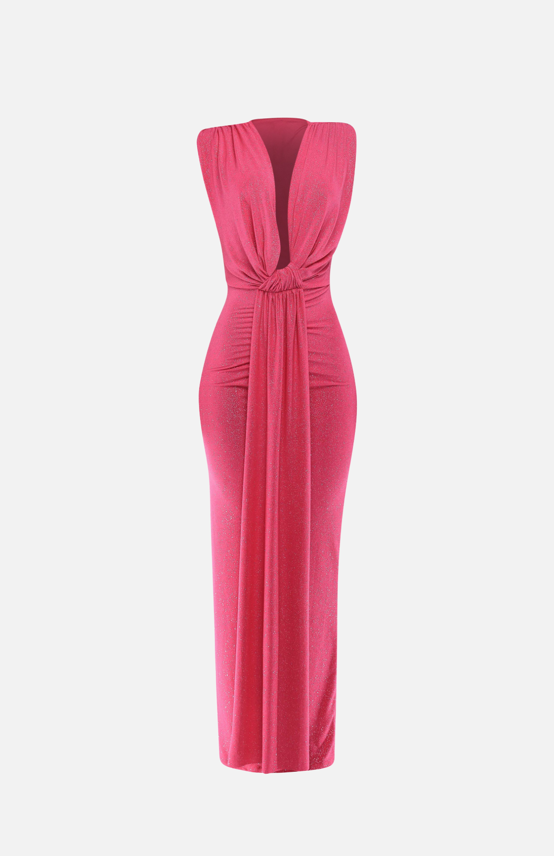 Villa Blvd Deep-V Drape Maxi Dress ☛ Multiple Colors Available ☚