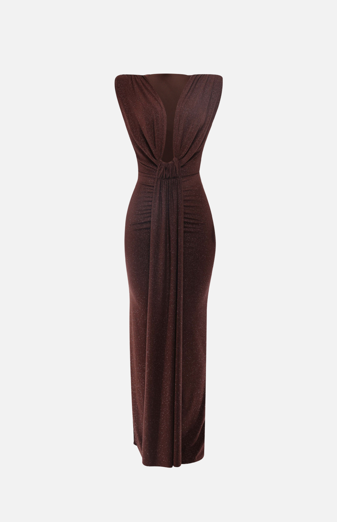 Villa Blvd Deep-V Drape Maxi Dress ☛ Multiple Colors Available ☚