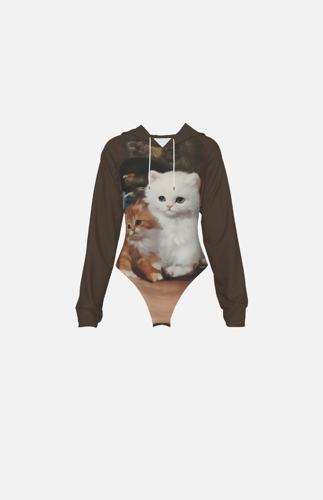 Villa Blvd Feline Hooded Bodysuit