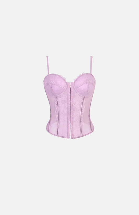 Villa Blvd Exotic Lace Corset ☛ Multiple Colors Available ☚