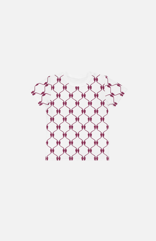 Villa Blvd Girls Pretty Little Bow Tee