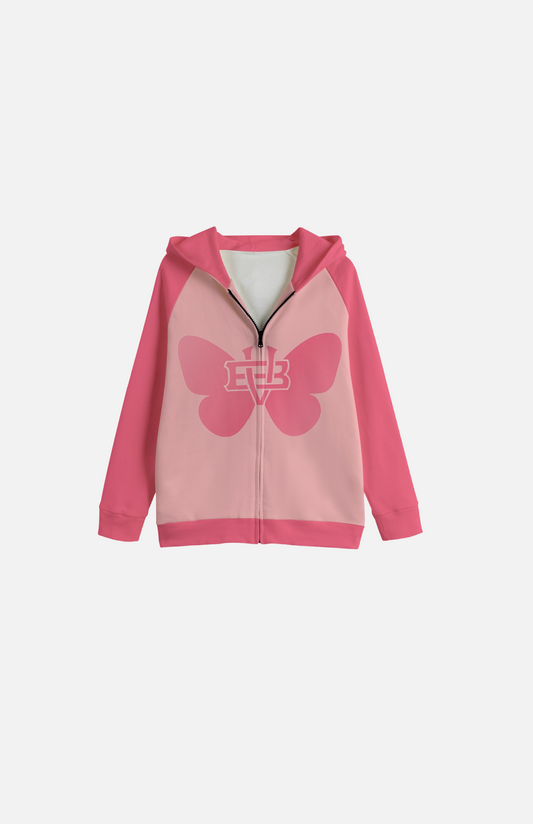 Villa Blvd Girls Bold Butterfly Essential Hoodie