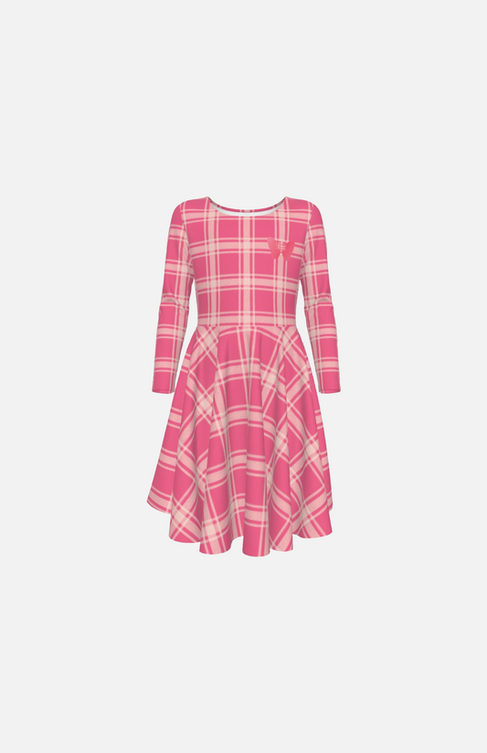 Villa Blvd Girls Bold Butterfly Plaid Dress