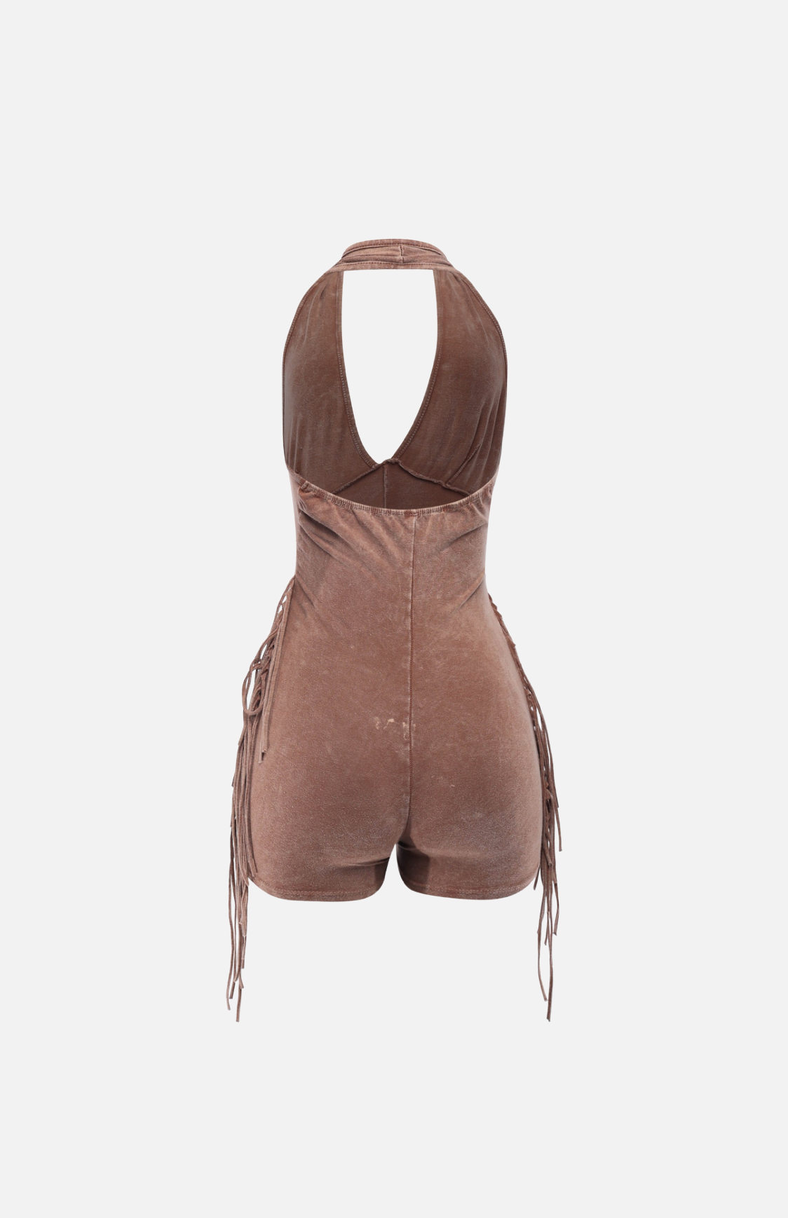 Villa Blvd Mineral Washed Fringe Romper ☛ Multiple Colors Available ☚