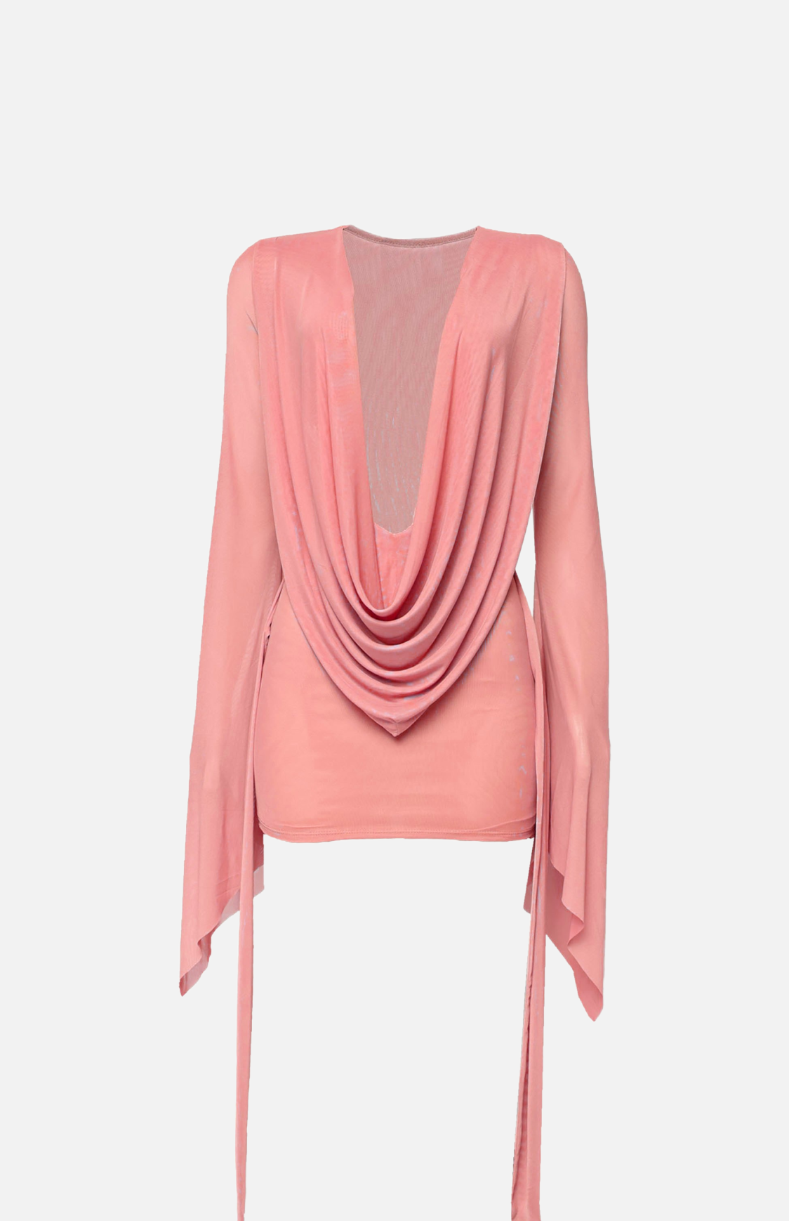 Villa Blvd Low-Cut Mesh Dress ☛ Multiple Colors Available ☚