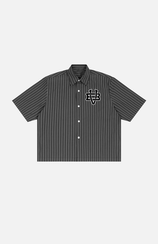 Villa Blvd Striped Boxy Shirt ☛ Multiple Colors Available ☚