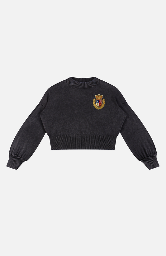 Villa Blvd Monarch Heritage Mineral Washed Sweater ☛ Multiple Colors Available ☚