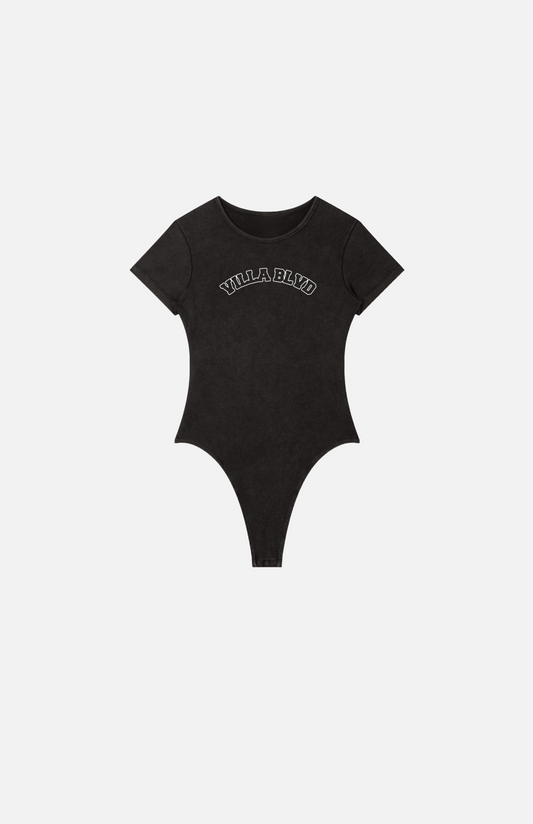 Villa Blvd Mineral Wash Crewneck Bodysuit