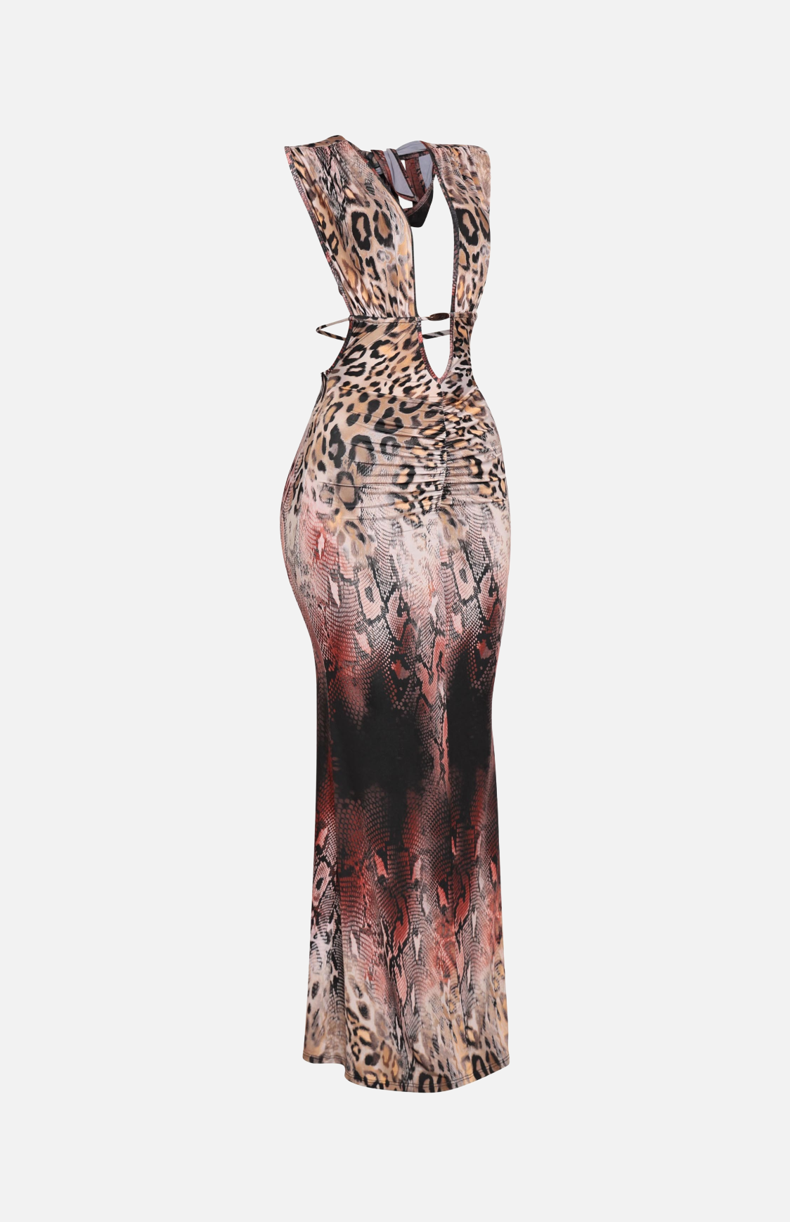 Villa Blvd Escape The Wild Maxi Dress